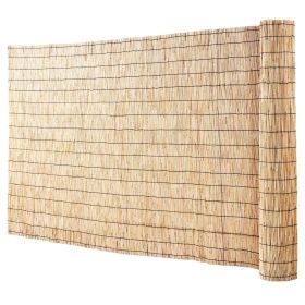 VEVOR Natural Reed Fencing, 5.5 ft x 16.4 ft, Reed Screen Curtain Balcony Reed Fence Roll for Outdoor Backyard Patio