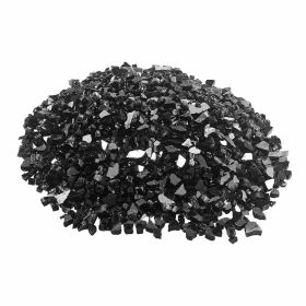 VEVOR Fire Glass, 20 LBS / 9.0 KG High-Temperature Resistant Fireplace Rocks, 1/2-Inch / 12.7 mm Reflective & Smokeless Firepit Glass Rock (Default: Default)